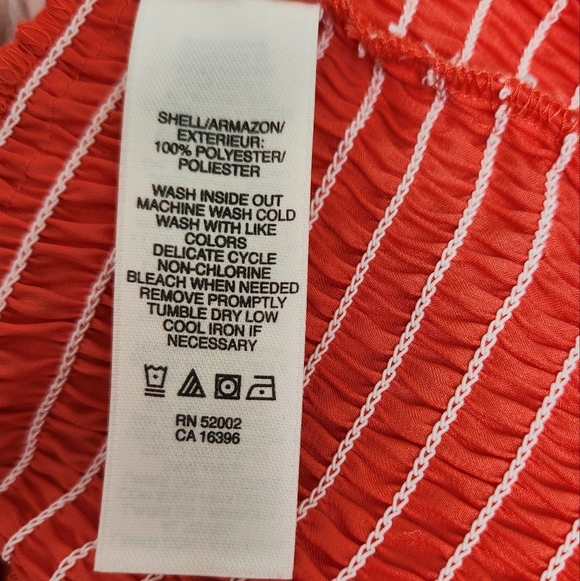 DKNY Red Ruffle Blouse - Picture 10 of 12